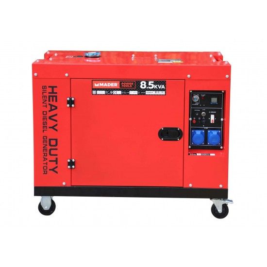Gerador, Diesel, Monofásico, 8kVA refª 63614 MADER Gerador, Diesel, Monofásico, 8kVA refª 63614 MADER