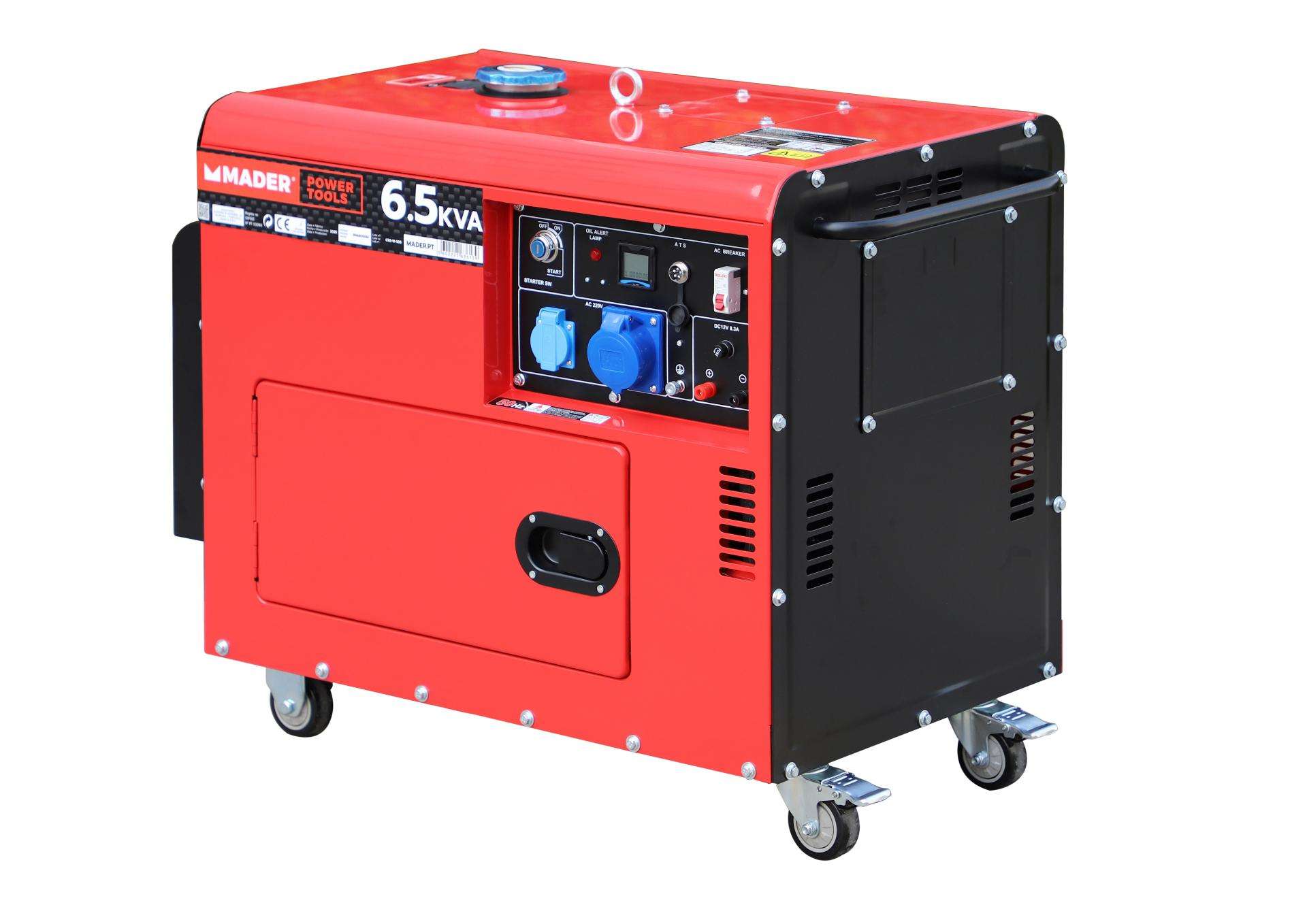 Gerador, Diesel, Monofásico, 6kVA refª 63613 MADER