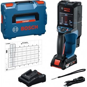 Detetor de metais D-tect18V-200-17C Professional refª 0601081605 BOSCH Detetor de metais D-tect18V-200-17C Professional refª 0601081605 BOSCH