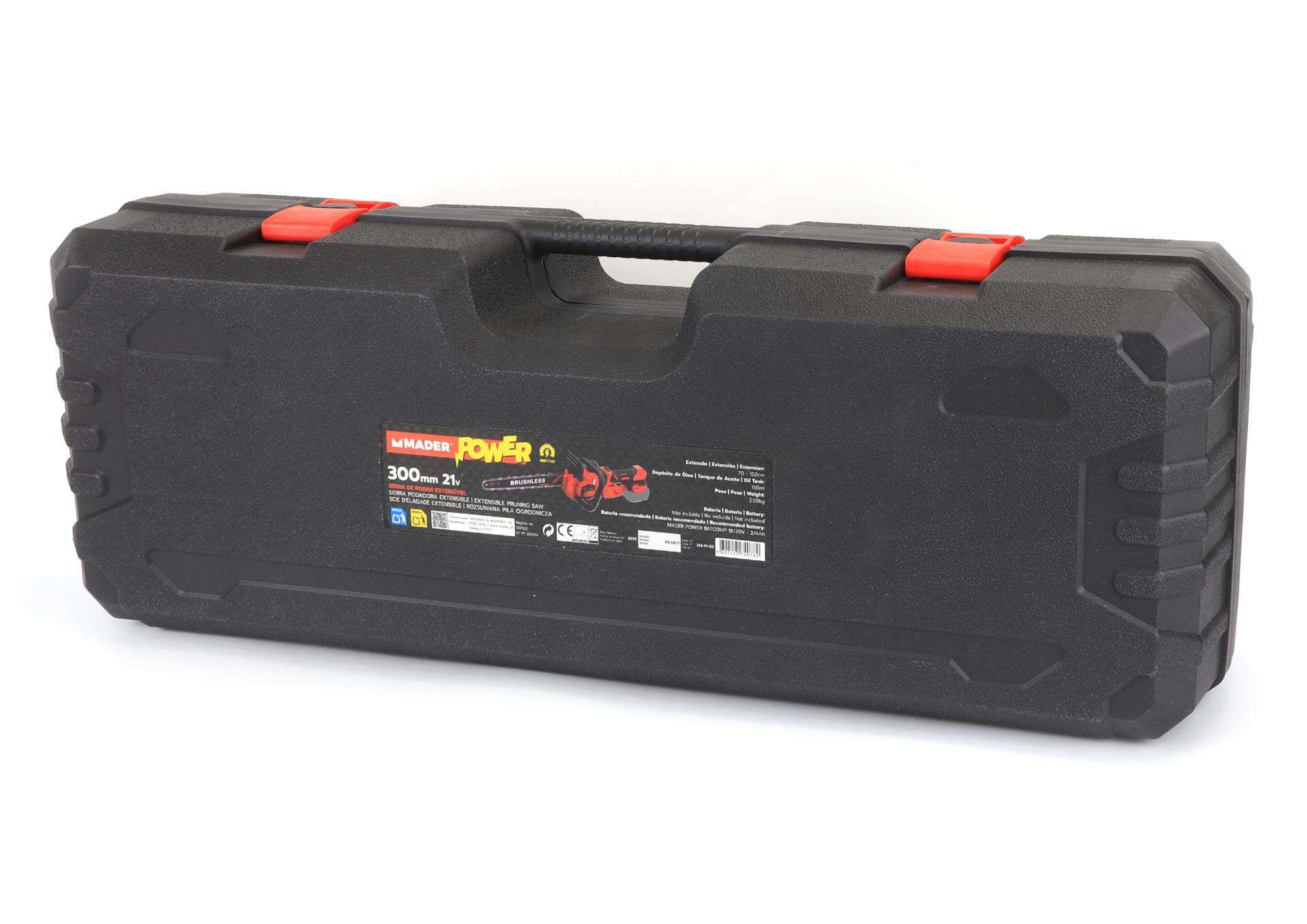 Serra de Podar, Extensível, 21V, 300mm - MADER POWER® refª 74078 MADER