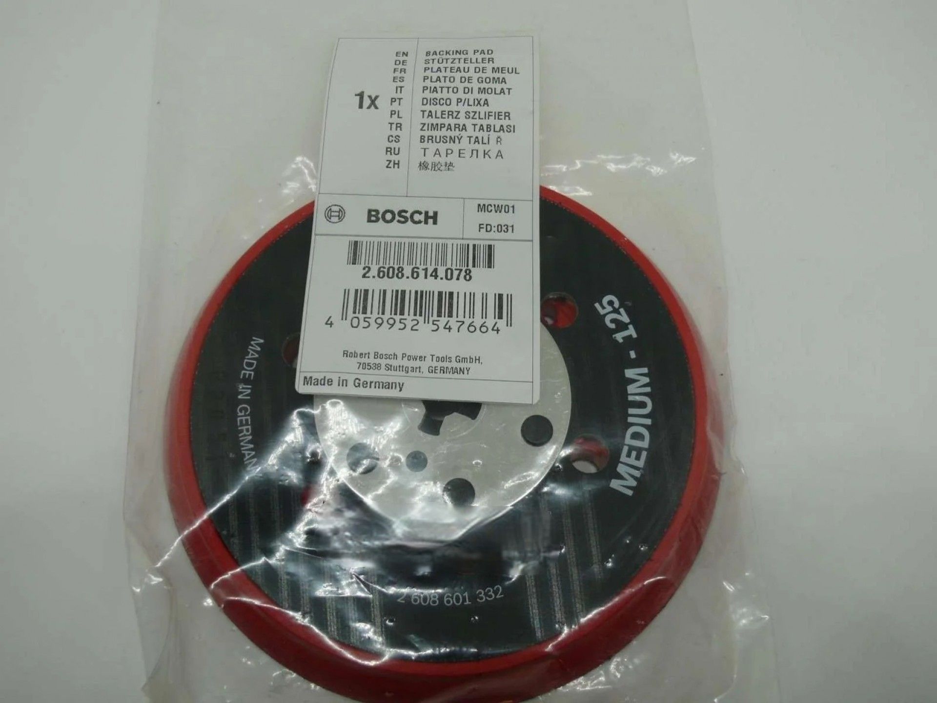 Prato p/lixa refª 2608614078 BOSCH