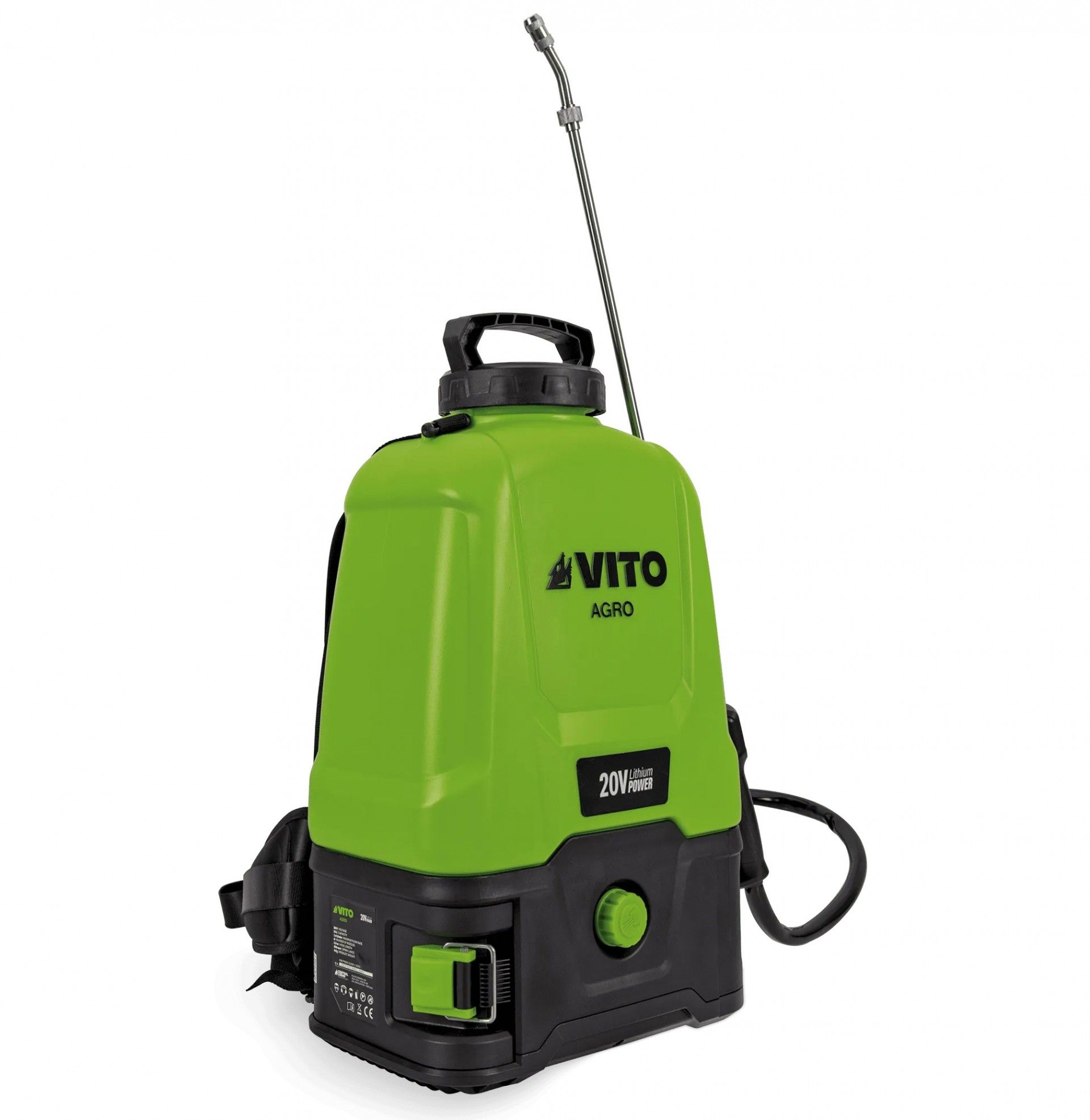 Pulverizador bateria Ego 20 16L bateria 4Ah e carregador refª VIBCP1620B4CS VITO