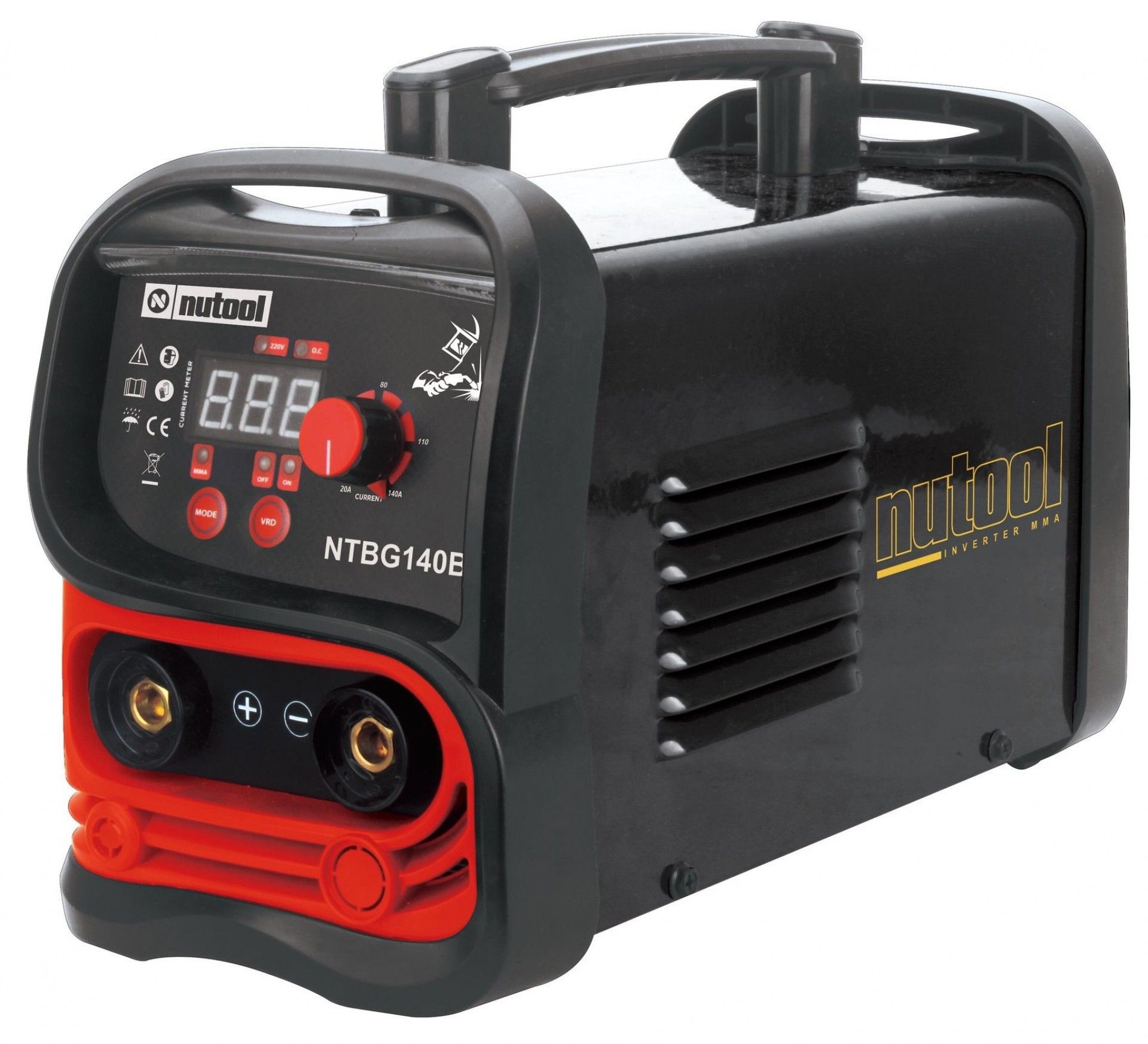Soldador inverter 140A + mala refª NTBG140B NUTOOL
