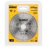 Disco diamantado segmentado 125mm 2 unidades refª DT20455-QZ DEWALT Disco diamantado segmentado 125mm 2 unidades refª DT20455-QZ DEWALT
