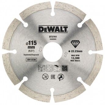 Disco diamantado segmentado 125mm 2 unidades ref� DT20455-QZ DEWALT