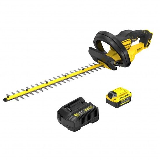 Corta-sebes V20 55cm Bateria 4Ah refª SFMCHT655M1-QW STANLEY Corta-sebes V20 55cm Bateria 4Ah refª SFMCHT655M1-QW STANLEY