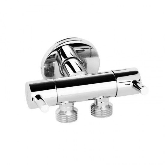 Torneira de corte dupla ¾ x ¾ x ¾ Horizontal refª 022902 Torneira de corte dupla ¾ x ¾ x ¾ Horizontal refª 022902