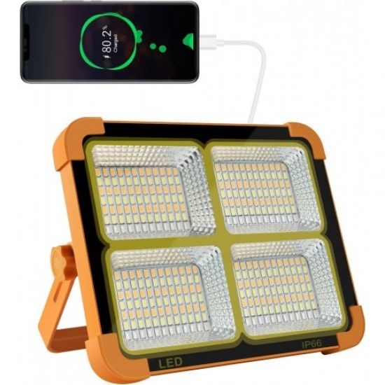 Projector a bateria c/painel solar refª AE0226 Projector a bateria c/painel solar refª AE0226