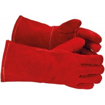 Luvas de soldador 35cm vermelha refª F3400 Luvas de soldador 35cm vermelha refª F3400