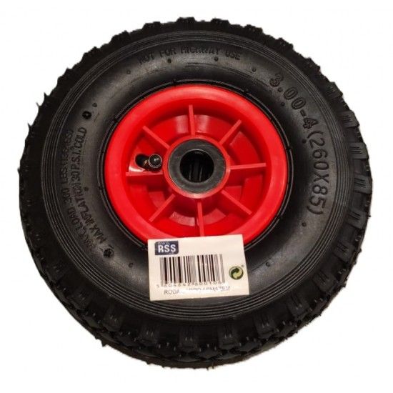 Roda carro de armaz�m c/rolamento (pmeum�tica) ref� Q0010