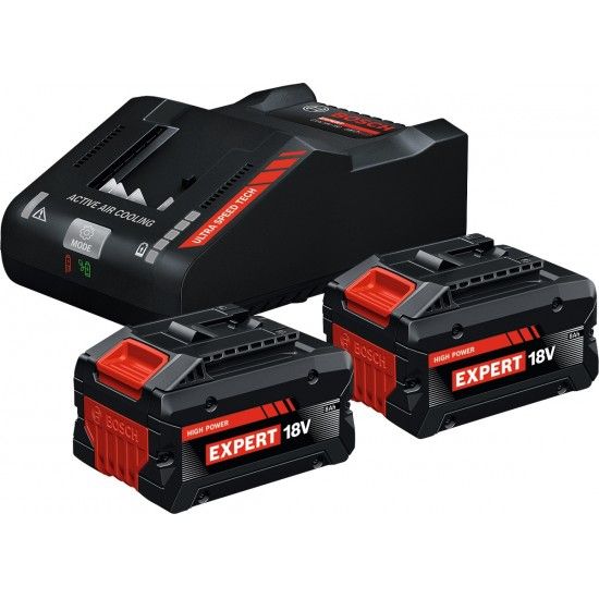 Kit 2aBat EXBA18V-80 8.0Ah + carregador EXAL18V-160 Professional refª 1600A0373T BOSCH Kit 2aBat EXBA18V-80 8.0Ah + carregador EXAL18V-160 Professional refª 1600A0373T BOSCH