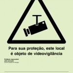 Sinal videovigilângia 200x150 refª P35475 Sinalux Sinal videovigilângia 200x150 refª P35475 Sinalux