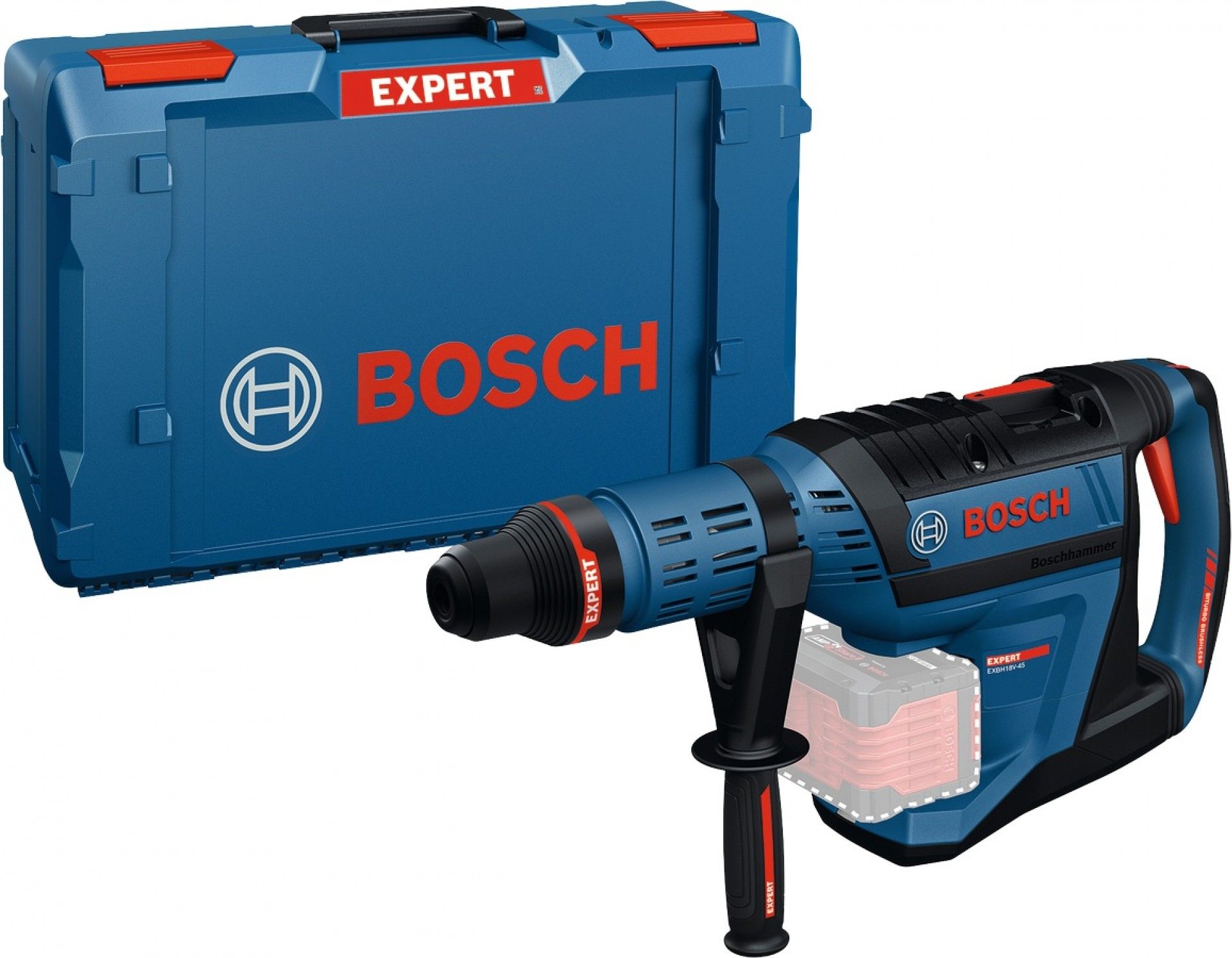 Martelo perfurador sem fio com SDS max EXBH18V-45 Professional refª 0611913300 BOSCH