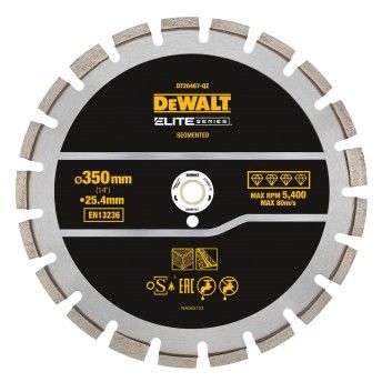 Disco Diamante Elite 350mm Asfalto refª DT20467-QZ DEWALT Disco Diamante Elite 350mm Asfalto refª DT20467-QZ DEWALT