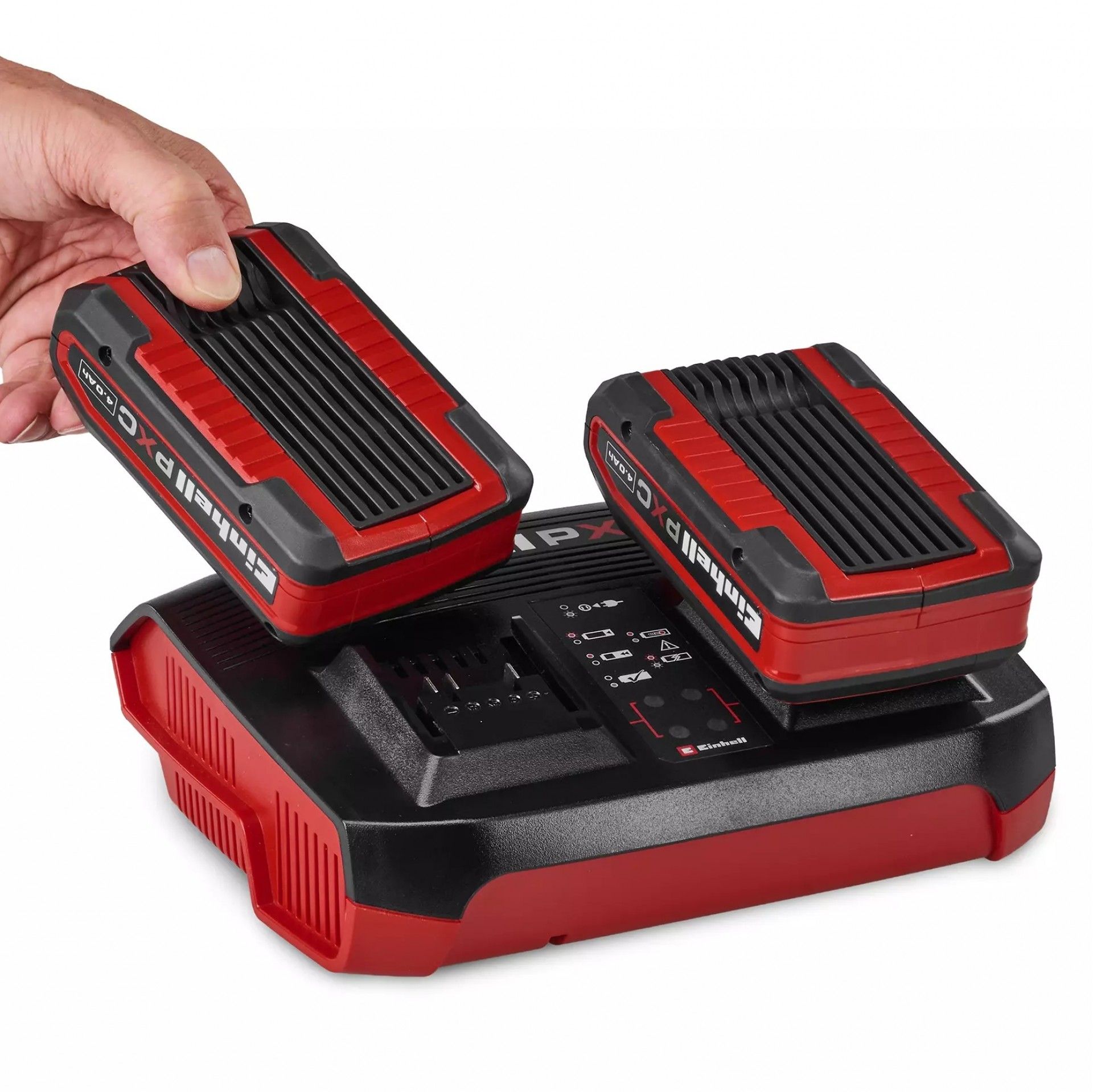 Carregador duplo Power-X-Twincharger 4 A refª 4512161 EINHELL