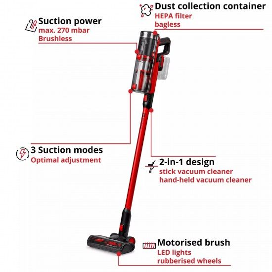 Aspirador TE-SV 18/270 Li BL-Solo refª 2347225 EINHELL Aspirador TE-SV 18/270 Li BL-Solo refª 2347225 EINHELL