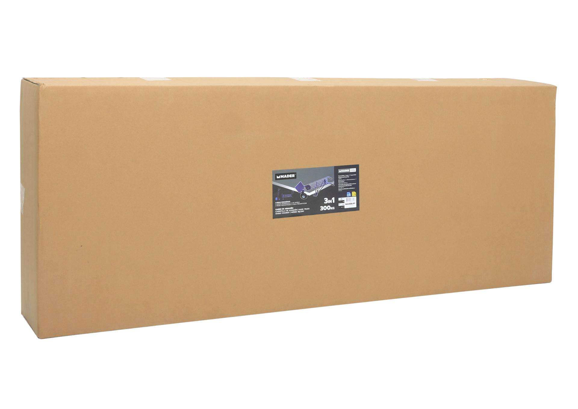 Carro Armazém, Aço, 300Kg, 3 IN 1 refª 87657 MADER