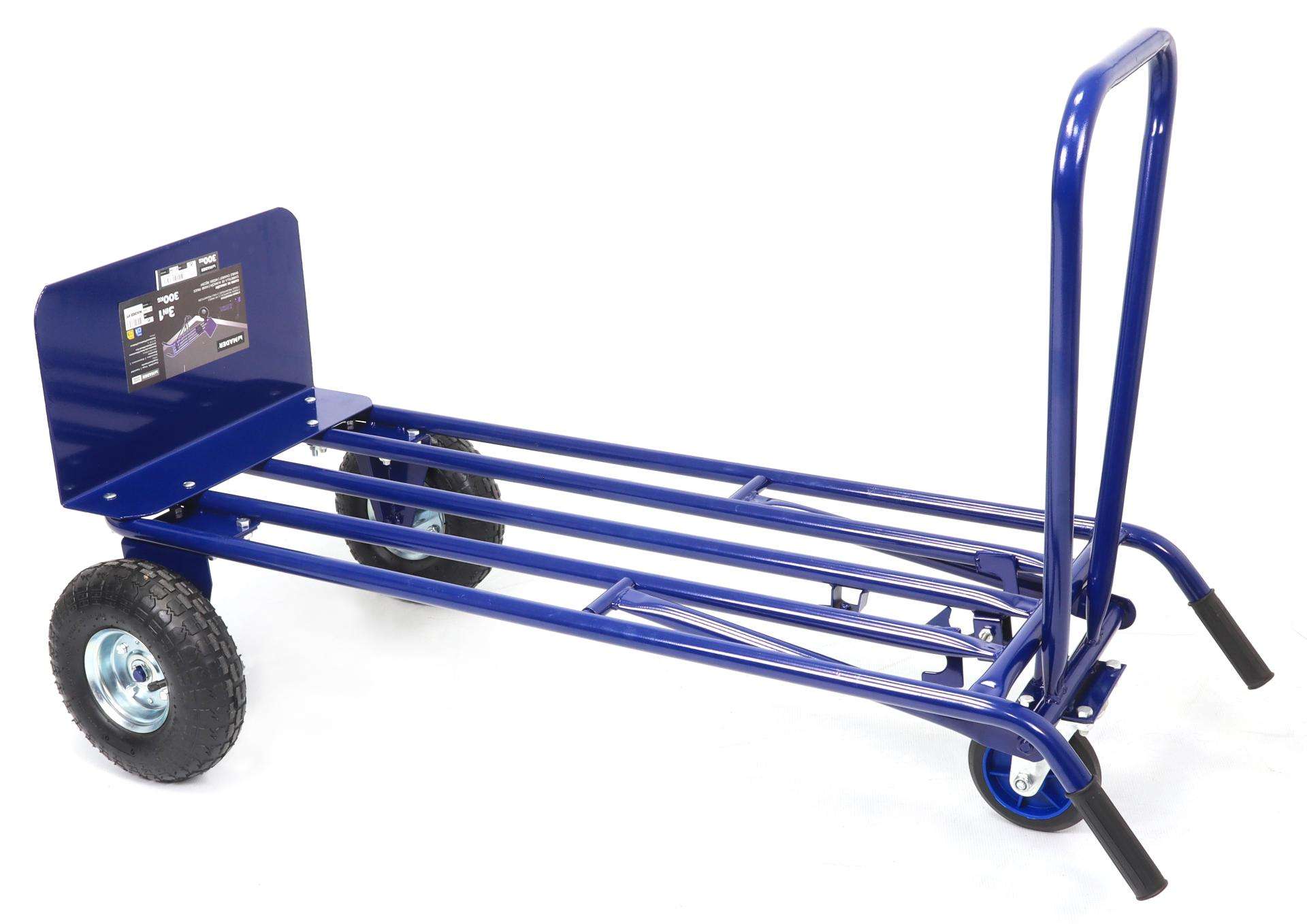 Carro Armazém, Aço, 300Kg, 3 IN 1 refª 87657 MADER