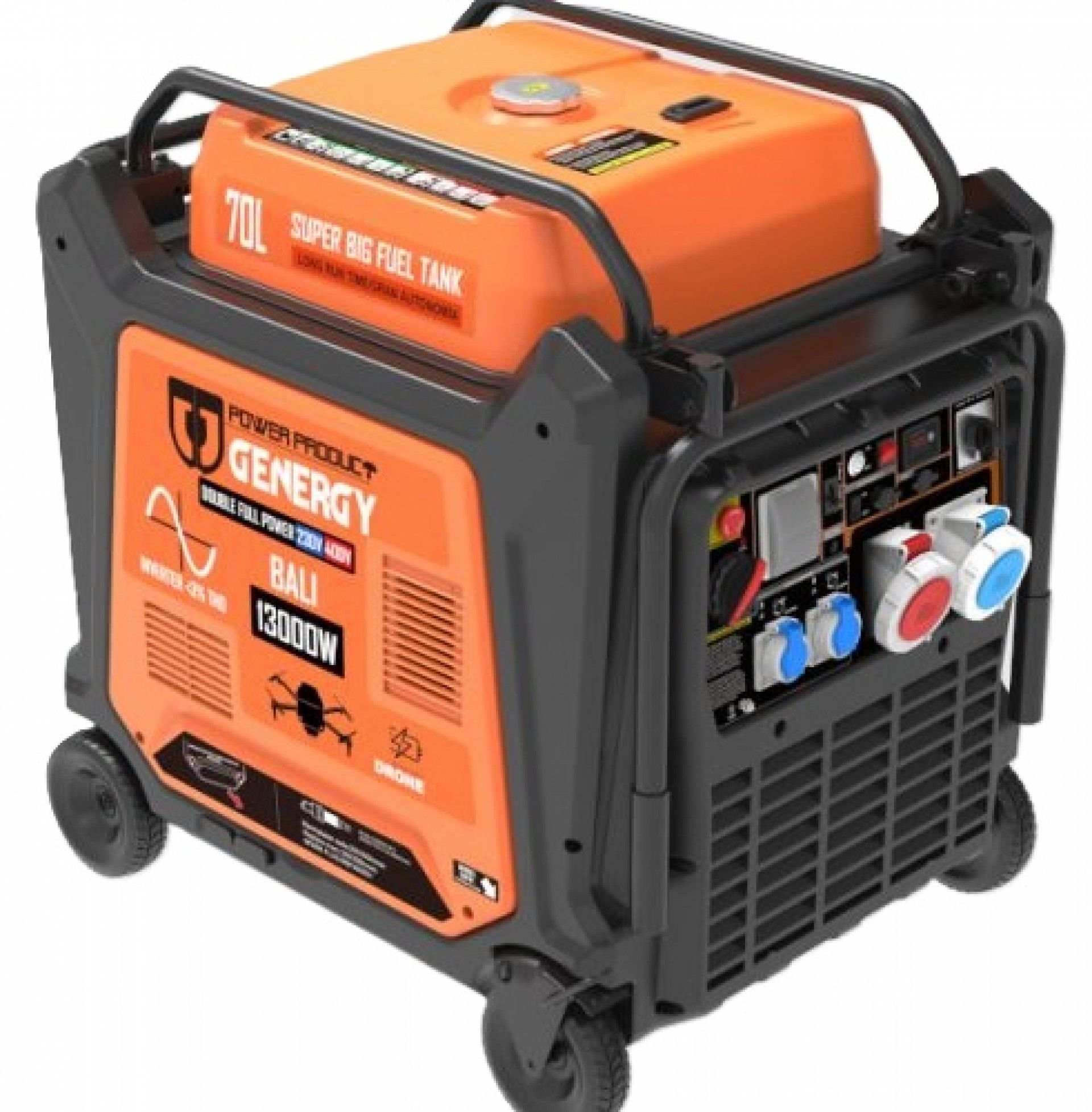 Gerador mono/trifásico Bali 13000W RC-SOL-ATS refª 31032 Genergy