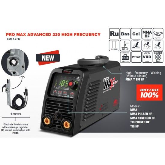 Inverter MMA Pro Max 230 ADV HFK  ref� 1.3742 STAYER
