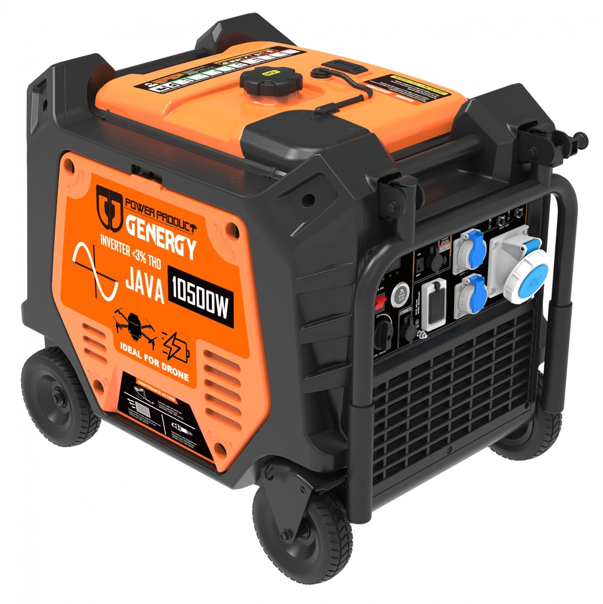 Gerador monofásico 10500W Java RC-SOL-ATS refª 31031 GENERGY