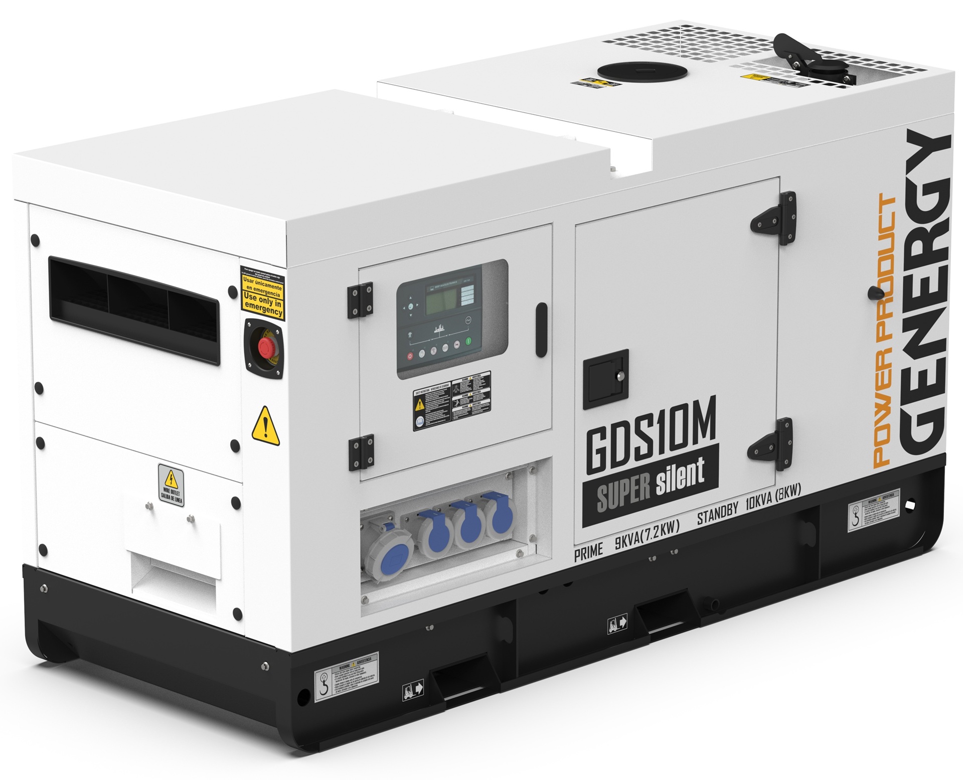 Gerador diesel 1500rpm 10Kva GDS10M refª 20005 GENERGY
