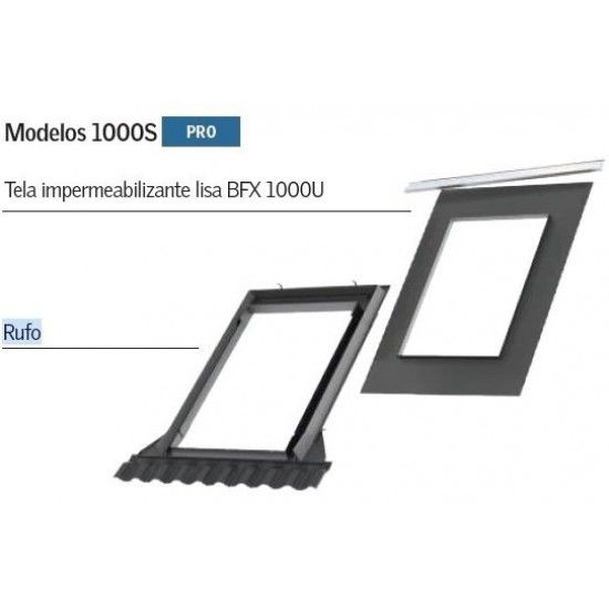 Rufo p/janela sotão 94x160mm refª EDW1000SPK10 Velux Rufo p/janela sotão 94x160mm refª EDW1000SPK10 Velux