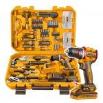 Aparafusadora 20V brushless + bat 2.0Ah, carregador e mala ferramentas 166p� ref� HKTHP41662E IngCo