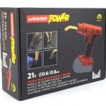 Pistola de Soldar Plástico, a Bateria, 21V, Ø0.6/0.8mm - MADER POWER® refª 74115 MADER Pistola de Soldar Plástico, a Bateria, 21V, Ø0.6/0.8mm - MADER POWER® refª 74115 MADER