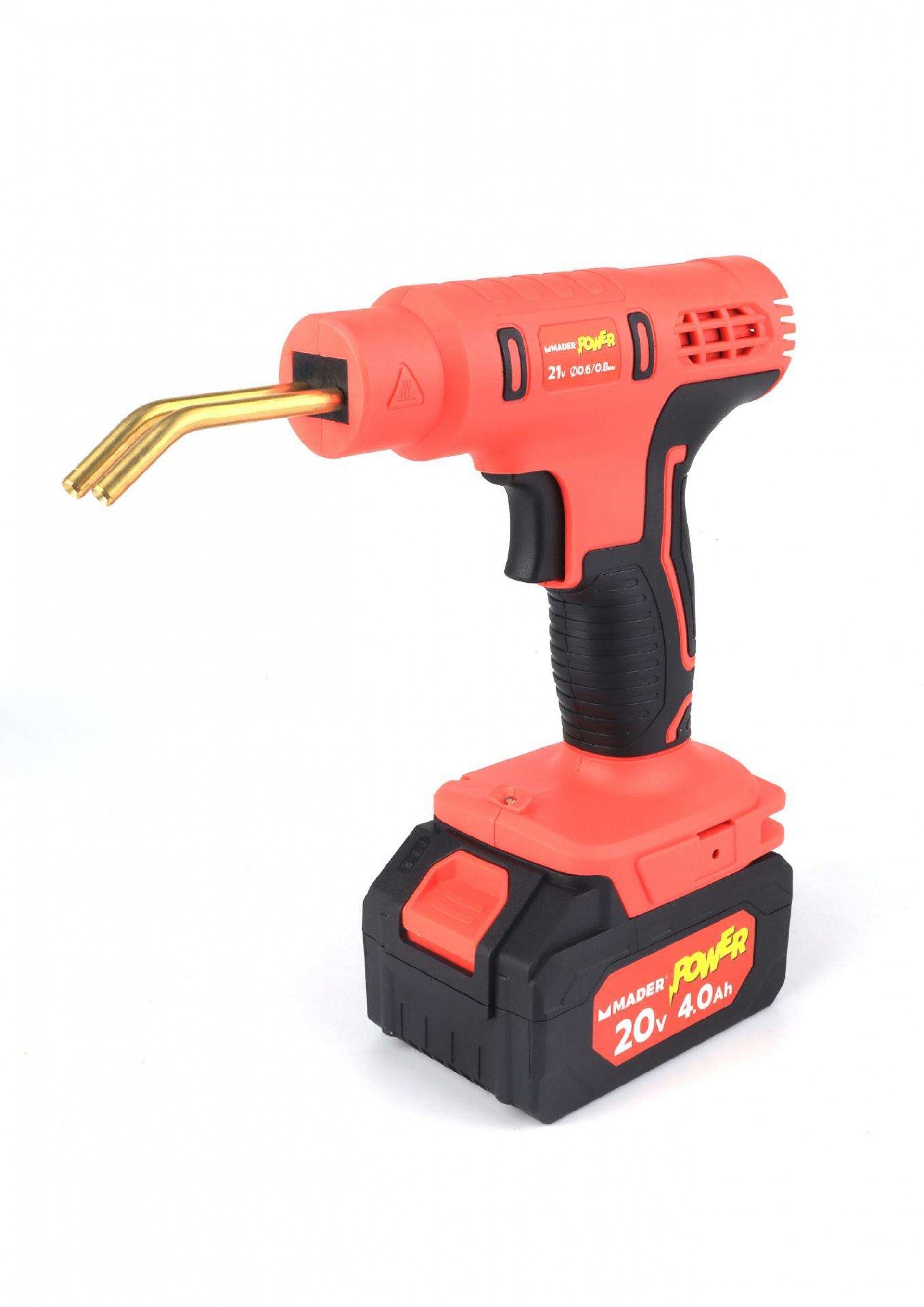Pistola de Soldar Plástico, a Bateria, 21V, Ø0.6/0.8mm - MADER POWER® refª 74115 MADER