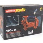 Mini Compressor, a Bateria, 21V, 150PSI - MADER POWER® refª 74110 MADER Mini Compressor, a Bateria, 21V, 150PSI - MADER POWER® refª 74110 MADER