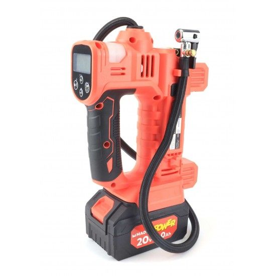 Mini Compressor, a Bateria, 21V, 150PSI - MADER POWER® refª 74110 MADER Mini Compressor, a Bateria, 21V, 150PSI - MADER POWER® refª 74110 MADER