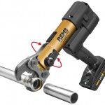 Kit prensadora Akku-Press E 22V ACC Oro Bateria 2.5Ah, carregador, L-box [576017 RG220]+ Hoddie  ref