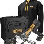 Kit prensadora Akku-Press E 22V ACC Oro Bateria 2.5Ah, carregador, L-box [576017 RG220]+ Hoddie  ref