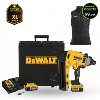 Pregadora 18V 2x5.0Ah Tstak c/oferta colete (tam XL) ref� DCN890P2-QW-XL DeWalt