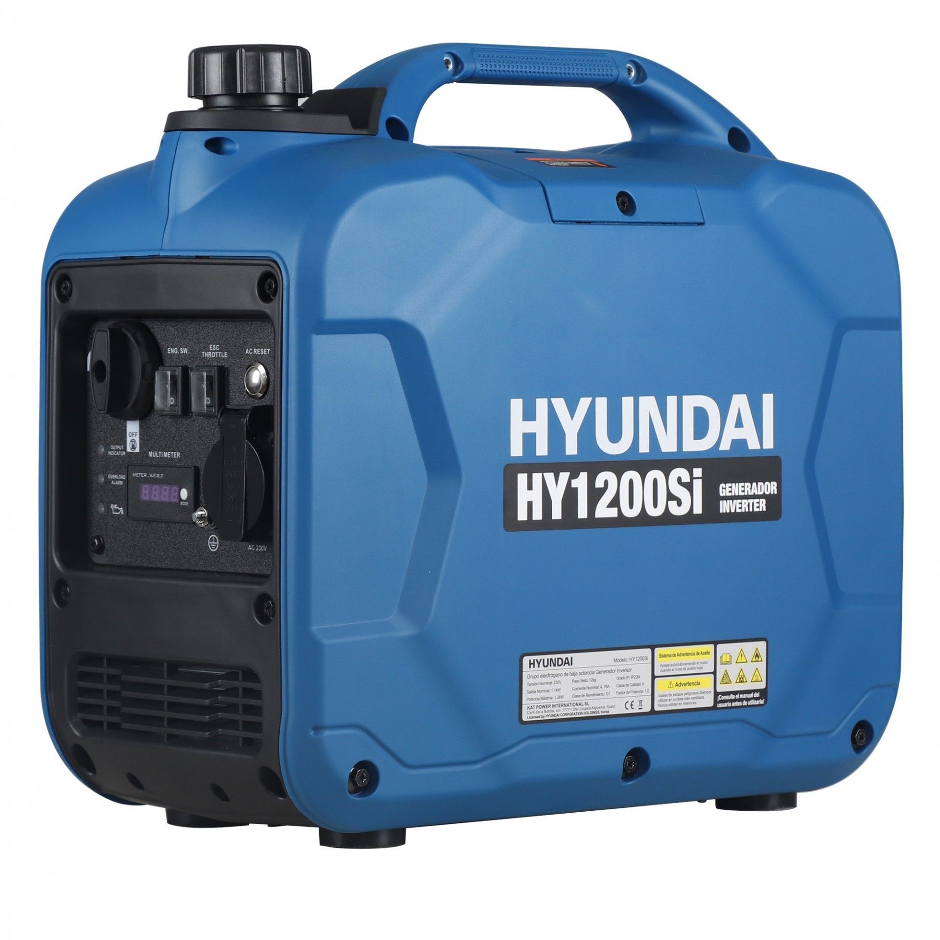 Gerador gasolina monofásico 1200w refª HY1200Si HYUNDAI