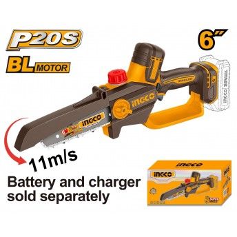 Mini Podadora 20V Brushless 15cm refª CGSLI2066 IngCo Mini Podadora 20V Brushless 15cm refª CGSLI2066 IngCo