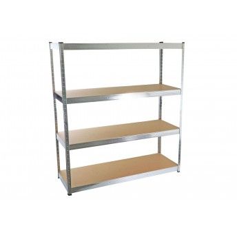 Estante Metal, 4 Prateleiras de MDF refª 65679 MADER Estante Metal, 4 Prateleiras de MDF refª 65679 MADER