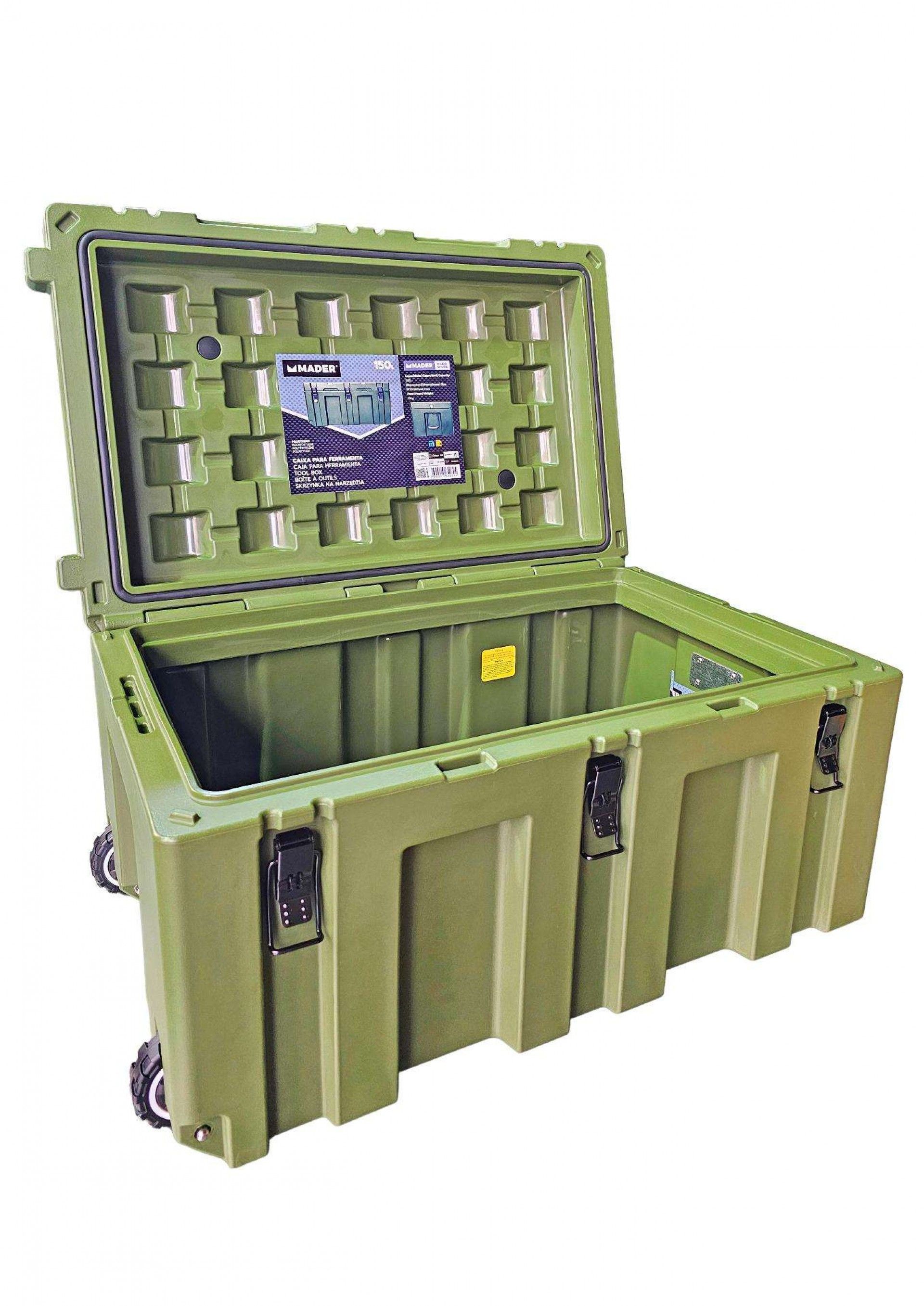 Caixa para Ferramenta, Polietileno, 150L refª 65289 MADER