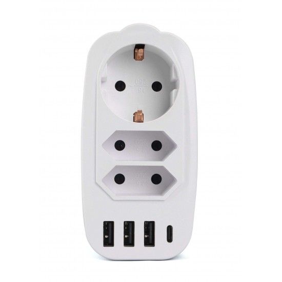 Tomada, 7IN1, 5V refª 68590 MADER Tomada, 7IN1, 5V refª 68590 MADER