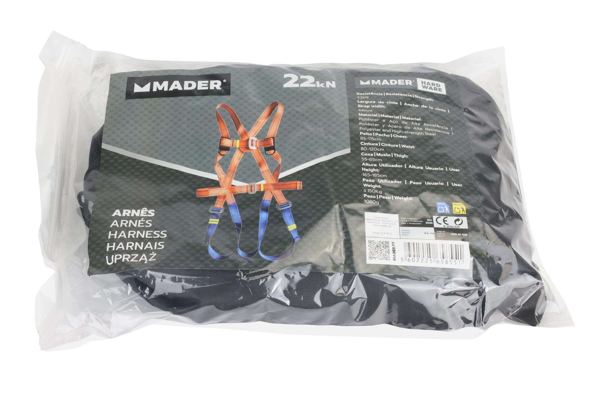 Arnês, Completo, 22Kn, A07 refª 65855 MADER