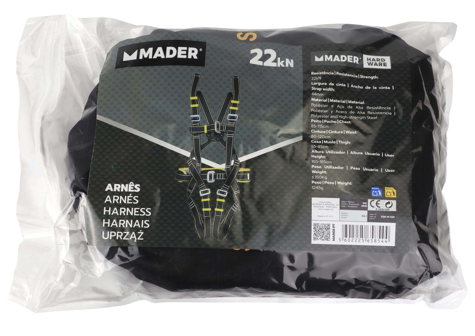Arnês, Completo, 22Kn, A05 refª 65854 MADER
