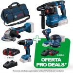 Kit f Aparafusadora GSR 18V-65 + Rebarbadora GWS 18V-8 + Martelo GBH 18V-22 Professional + Oferta Pr Kit f Aparafusadora GSR 18V-65 + Rebarbadora GWS 18V-8 + Martelo GBH 18V-22 Professional + Oferta Pr