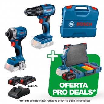Aparafusadoras c/percussão GSB 185-LI + GDR 18V-215 Professional + Oferta ProDeals refª 06019N2024 B Aparafusadoras c/percussão GSB 185-LI + GDR 18V-215 Professional + Oferta ProDeals refª 06019N2024 B