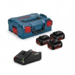 Kit 3x Bateria 18V 5.0Ah + Carregador 18V + Mala L-Boxx ref� 0615990L3T BOSCH