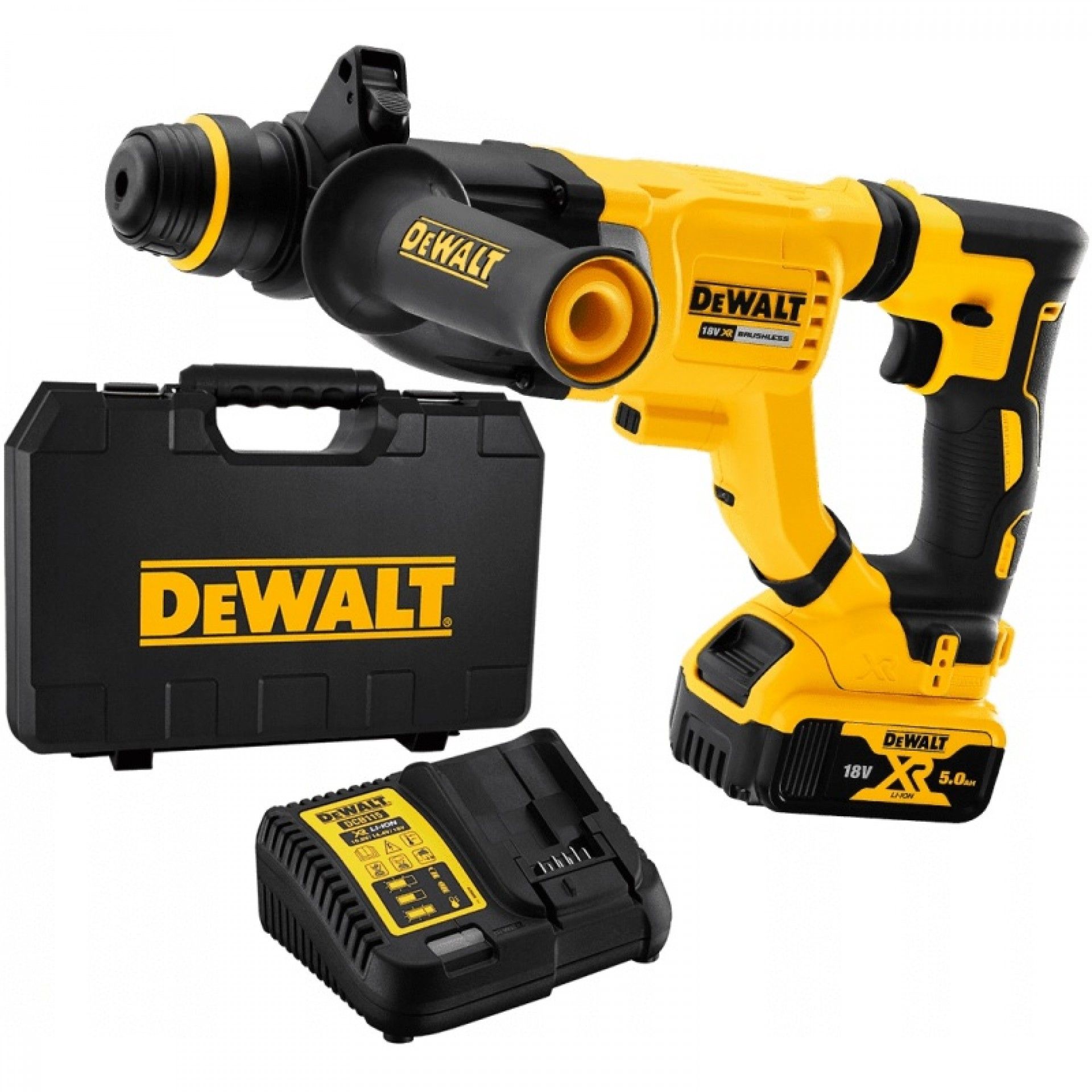 Martelo 18V 1bat 5.0Ah +carregador + mala refª DCH263P1-QW DEWALT