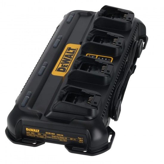 Carregador 4 Portas XR FLEXVOLT 54V-18V-12V refª DCB1404-QW DEWALT Carregador 4 Portas XR FLEXVOLT 54V-18V-12V refª DCB1404-QW DEWALT