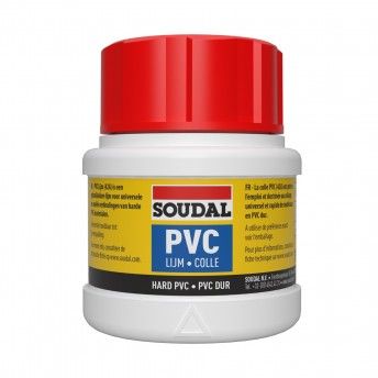Cola PVC c/pincel 100ml transparente refª 168505 SOUDAL Cola PVC c/pincel 100ml transparente refª 168505 SOUDAL
