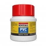 Cola PVC c/pincel 100ml transparente refª 168505 SOUDAL Cola PVC c/pincel 100ml transparente refª 168505 SOUDAL