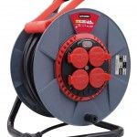 Extensão Elétrica, Enrolador Plástico, 40m, 3G2,5mm² refª 63885 MADER Extensão Elétrica, Enrolador Plástico, 40m, 3G2,5mm² refª 63885 MADER